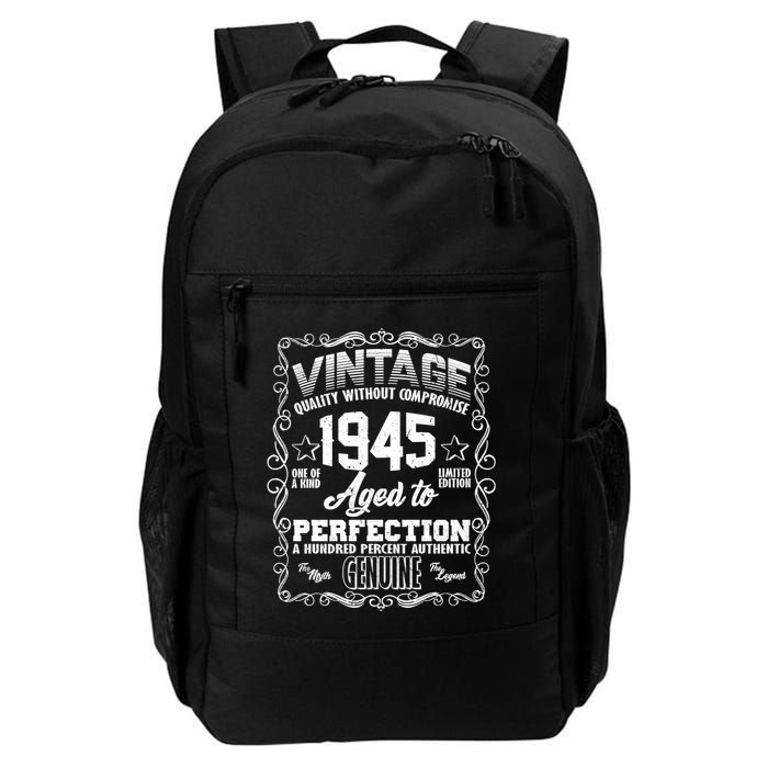 Vintage Quality Without Compromise Aged To Perfection 1945 80th Birthday Backpack