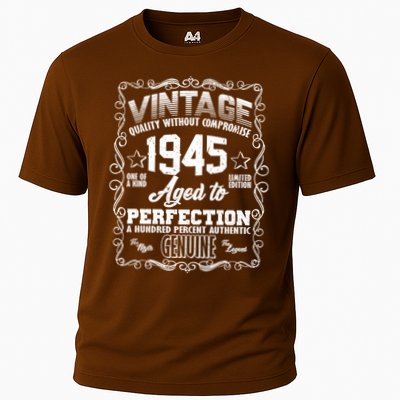 Vintage Quality Without Compromise Aged To Perfection 1945 80th Birthday Performance Shirt