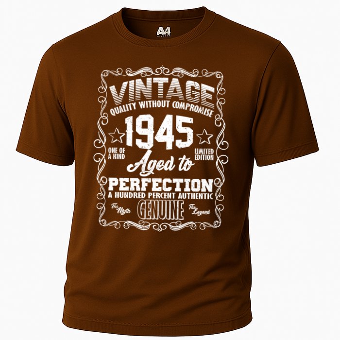 Vintage Quality Without Compromise Aged To Perfection 1945 80th Birthday Performance Shirt