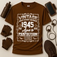 Vintage Quality Without Compromise Aged To Perfection 1945 80th Birthday Performance Shirt