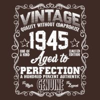 Vintage Quality Without Compromise Aged To Perfection 1945 80th Birthday Performance Shirt