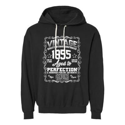 Vintage Quality Without Compromise Aged To Perfection 1955 70th Birthday Garment-Dyed Fleece Hoodie