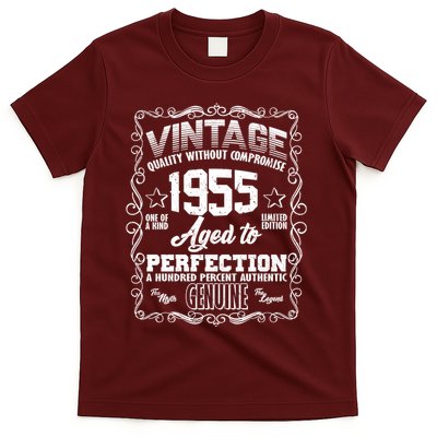 Vintage Quality Without Compromise Aged To Perfection 1955 70th Birthday T-Shirt
