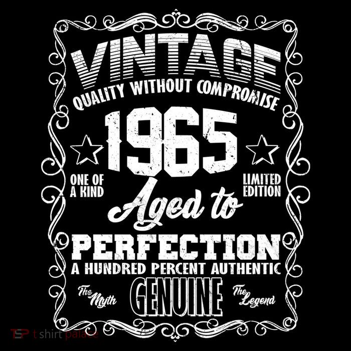 Vintage Quality Without Compromise Aged To Perfection 1965 60th Birthday Sweatshirt