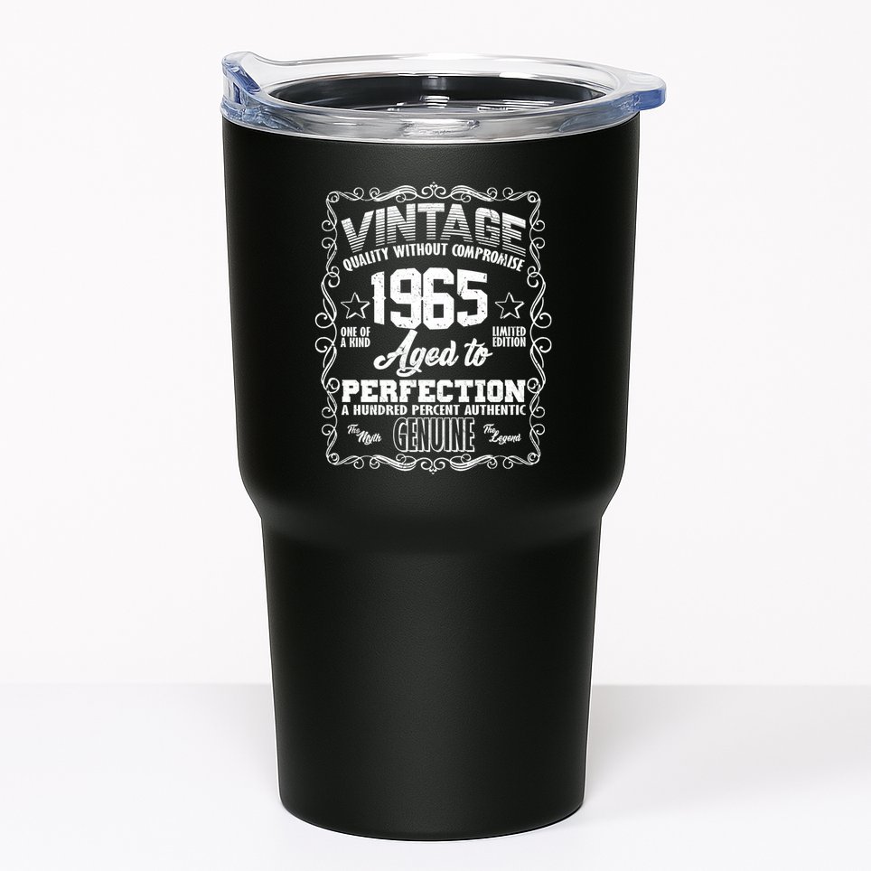 Vintage Quality Without Compromise Aged To Perfection 1965 60th Birthday Tumbler