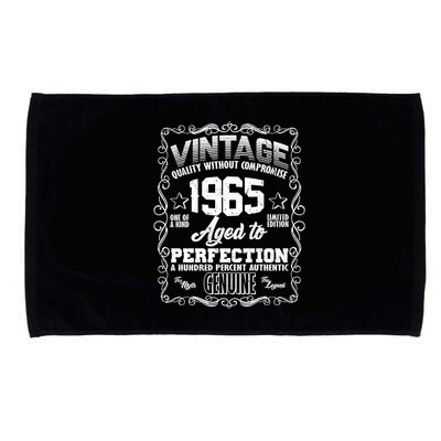 Vintage Quality Without Compromise Aged To Perfection 1965 60th Birthday Microfiber Hand Towel