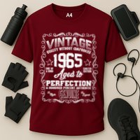 Vintage Quality Without Compromise Aged To Perfection 1965 60th Birthday Performance Shirt