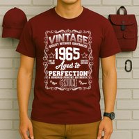 Vintage Quality Without Compromise Aged To Perfection 1965 60th Birthday T-Shirt