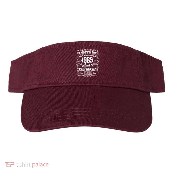 Vintage Quality Without Compromise Aged To Perfection 1965 60th Birthday Visor
