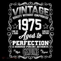 Vintage Quality Without Compromise Aged To Perfection 1975 50th Birthday Tall T-Shirt