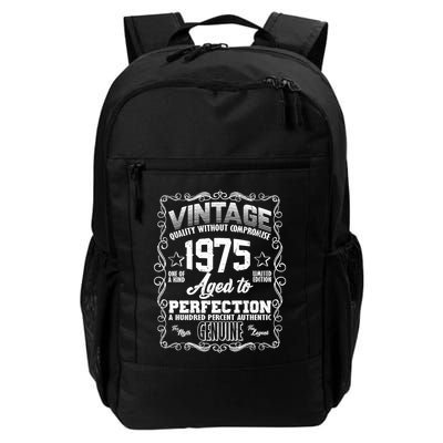 Vintage Quality Without Compromise Aged To Perfection 1975 50th Birthday Backpack