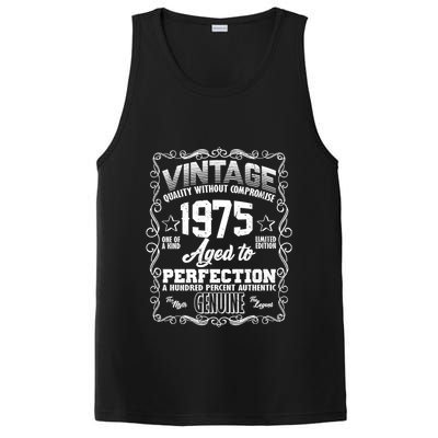 Vintage Quality Without Compromise Aged To Perfection 1975 50th Birthday PosiCharge Competitor Tank