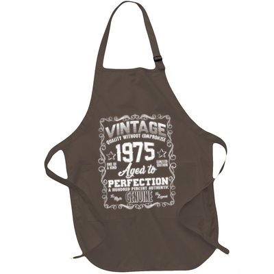 Vintage Quality Without Compromise Aged To Perfection 1975 50th Birthday Apron
