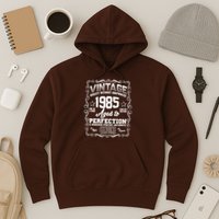 Vintage Quality Without Compromise Aged To Perfection 1985 40th Birthday Hoodie