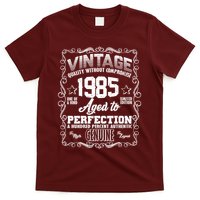 Vintage Quality Without Compromise Aged To Perfection 1985 40th Birthday T-Shirt