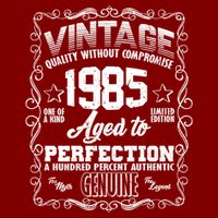 Vintage Quality Without Compromise Aged To Perfection 1985 40th Birthday Visor