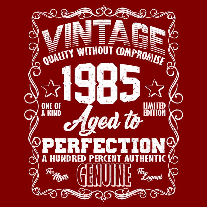 Vintage Quality Without Compromise Aged To Perfection 1985 40th Birthday Visor