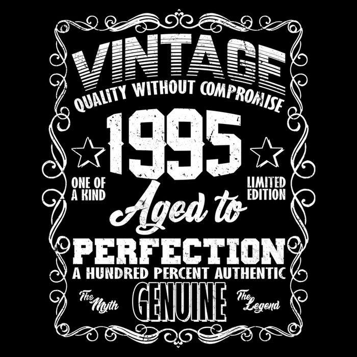 Vintage Quality Without Compromise Aged To Perfection 1995 30th Birthday 16 in Basic Backpack