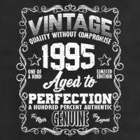 Vintage Quality Without Compromise Aged To Perfection 1995 30th Birthday Hat
