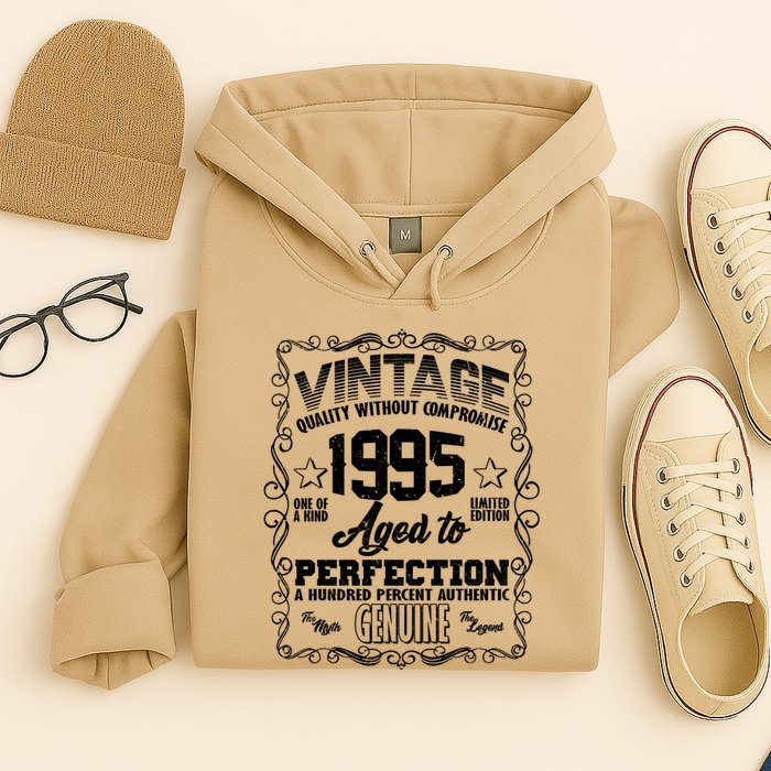 Vintage Quality Without Compromise Aged To Perfection 1995 30th Birthday Hoodie