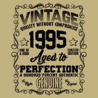 Vintage Quality Without Compromise Aged To Perfection 1995 30th Birthday Button
