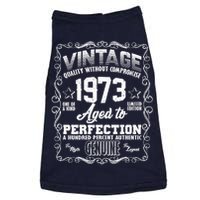 Vintage Quality Without Compromise Aged To Perfection 1973 50th Birthday Doggie Tank