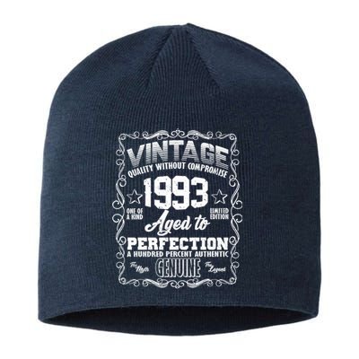 Vintage Quality Without Compromise Aged To Perfection 1993 30th Birthday Sustainable Beanie