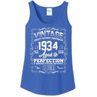 Vintage Quality Without Compromise Aged To Perfection 1934 90th Birthday Ladies Essential Tank