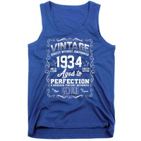 Vintage Quality Without Compromise Aged To Perfection 1934 90th Birthday Tank Top