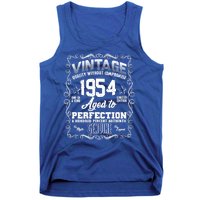 Vintage Quality Without Compromise Aged To Perfection 1954 70th Birthday Tank Top