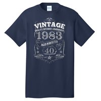 Vintage Quality Without Compromise Age Perfectly 1983 40th Birthday Tall T-Shirt