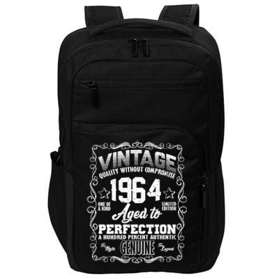 Vintage Quality Without Compromise Aged To Perfection 1964 60th Birthday Impact Tech Backpack