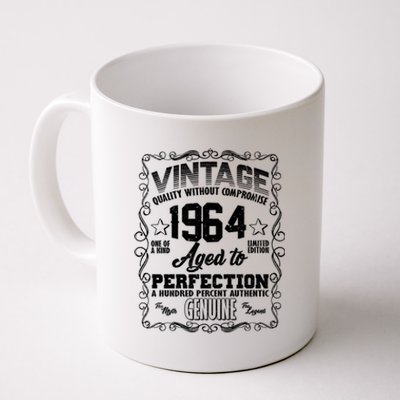 Vintage Quality Without Compromise Aged To Perfection 1964 60th Birthday Coffee Mug