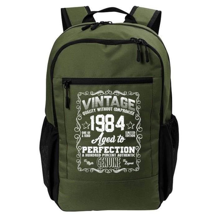 Vintage Quality Without Compromise Aged To Perfection 1984 40th Birthday Daily Commute Backpack