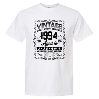 Vintage Quality Without Compromise Aged To Perfection 1994 30th Birthday Garment-Dyed Heavyweight T-Shirt