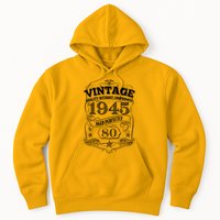Vintage Quality Without Compromise Age Perfectly 1945 80th Birthday Hoodie