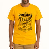 Vintage Quality Without Compromise Age Perfectly 1945 80th Birthday Tall T-Shirt