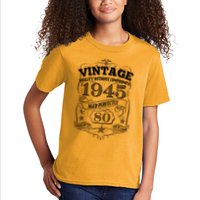 Vintage Quality Without Compromise Age Perfectly 1945 80th Birthday Kids T-Shirt