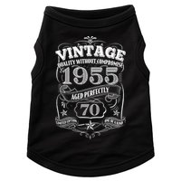 Vintage Quality Without Compromise Age Perfectly 1955 70th Birthday Doggie Tank