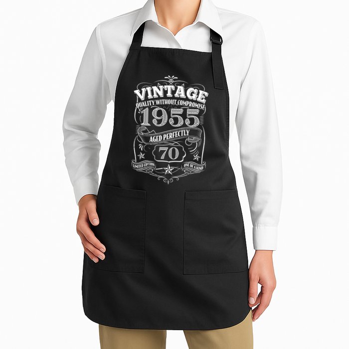 Vintage Quality Without Compromise Age Perfectly 1955 70th Birthday Apron