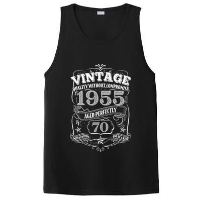 Vintage Quality Without Compromise Age Perfectly 1955 70th Birthday PosiCharge Competitor Tank