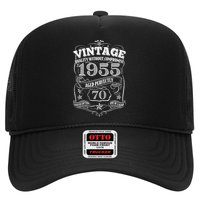 Vintage Quality Without Compromise Age Perfectly 1955 70th Birthday Trucker Hat