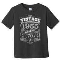 Vintage Quality Without Compromise Age Perfectly 1955 70th Birthday Toddler T-Shirt