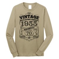 Vintage Quality Without Compromise Age Perfectly 1955 70th Birthday Long Sleeve Shirt
