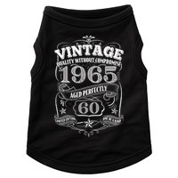 Vintage Quality Without Compromise Age Perfectly 1965 60th Birthday Doggie Tank