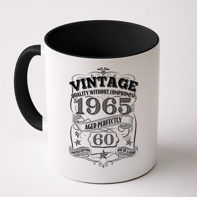 Vintage Quality Without Compromise Age Perfectly 1965 60th Birthday Mug