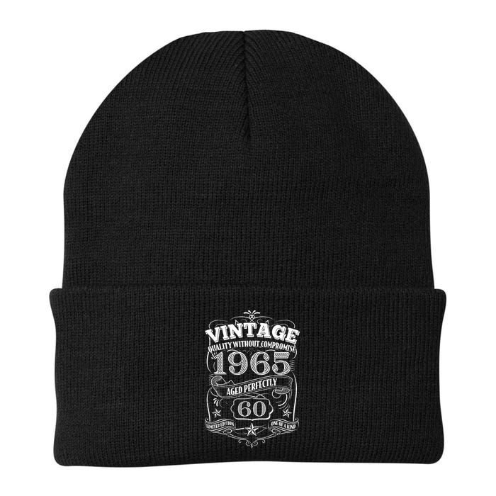 Vintage Quality Without Compromise Age Perfectly 1965 60th Birthday Beanie