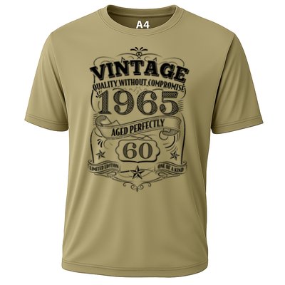 Vintage Quality Without Compromise Age Perfectly 1965 60th Birthday Performance Shirt