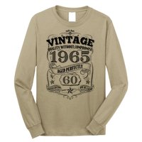 Vintage Quality Without Compromise Age Perfectly 1965 60th Birthday Long Sleeve Shirt