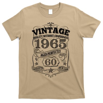 Vintage Quality Without Compromise Age Perfectly 1965 60th Birthday T-Shirt